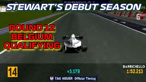 Stewart's Debut Season | Round 12: Belgian Grand Prix Qualifying | Formula 1 '97 (PS1)