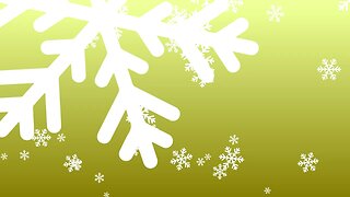 Mesmerizing Gold Snowflake Christmas Backdrop - Transform Your Video Into A Winter Wonderland!