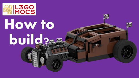 How to build this AMAZING Lego desert hot rod?