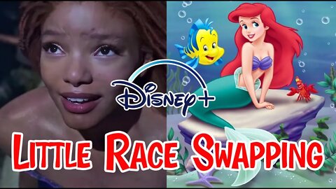 Little Mermaid Halle Bailey Controversy - Disney Race Swapping - Twitter Comments #disney #twitter