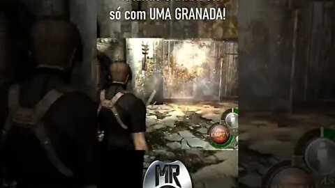 GARRADOR com só UMA GRANADA? - Resident Evil 4 #shorts