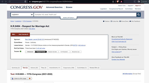 THE “RESPECT FOR MARRIAGE ACT” IRONICALLY HAS ABSOLUTELY NO RESPECT FOR THE INSTITUTION OF MARRIAGE