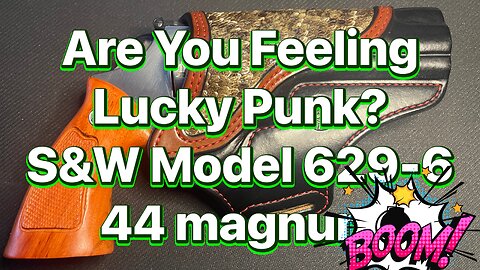 Are you feeling lucky punk? The S&W model 629-6 44 magnum
