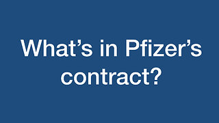 What's in Pfizer's Contract?