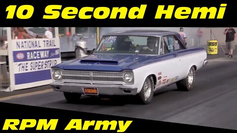 10 Second Hemi Belvedere Drag Racing