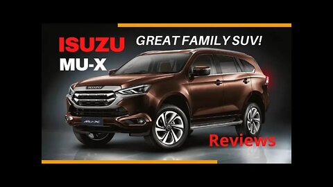 All-New 2022 Isuzu MU-X - Great Family SUV!