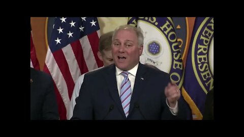 House Republican Whip Scalise speaks at Defunding the Disinformation Governance Board press briefing