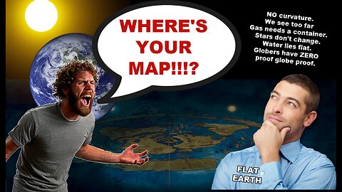 Globers LOVE asking where our FLAT EARTH map is.