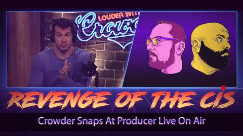 Crowder Snaps At Producer Live On Air | ROTC Clip