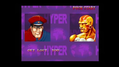 Hyper Street Fighter 2 AI Nerf (PS2) - M.Bison/Vega (Champ/Dash) - Hardest - No Continues
