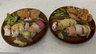 What we ate 21 OCT 22 | Rainbow Roll, Crunchy Roll, and Karaage Chicken