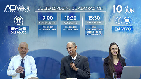 Culto Sábado Especial 10 Junio 2023 - Pr. Richard Gates y Pr. David Gates