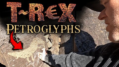 T-Rex Petroglyphs by Trey Smith