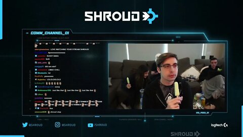 Shroud is turning the chat on