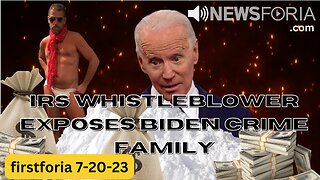 IRS Whistleblower Exposes Biden Crime Family - Listen