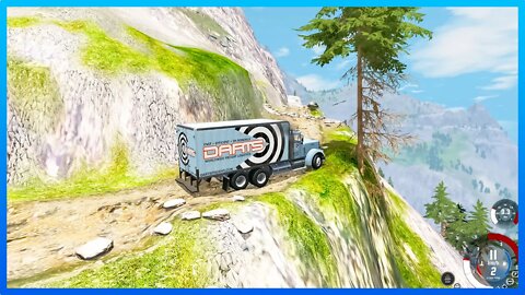 Mobil vs Cliff Drops Compilation #280 – BeamNG.Drive TruckFails