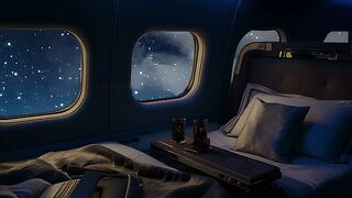 Sleep and relax on an airplane | Chill between the clouds | White Noise | Soothing jet plane sounds