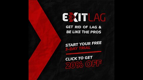 ExitLag (free trial) for your gaming needs