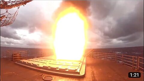 USS Antietam (CG 54) Fires Standard Missile and Chaff