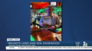 Bruno's Land and Sea in Edgewood is participating in Harford County Restaurant Week