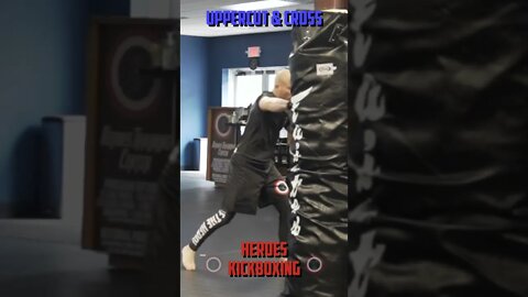 Heroes Training Center | Kickboxing & MMA "How To Double Up" Uppercut & Cross | #Shorts