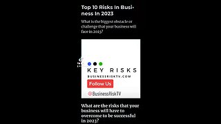 Key Business Risks 2023
