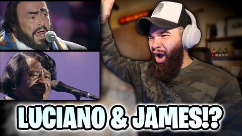 LUCIANO PAVAROTTI, JAMES BROWN - It's A Man's Man's Man's World (REACTION)