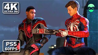 Spider-Man Miles Morales PS5 - Peter Gives Miles His New Suit
