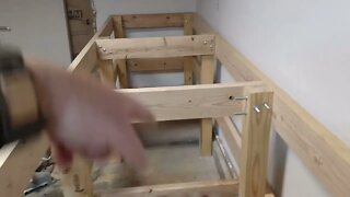 Shop organization, and building a bench Part 2
