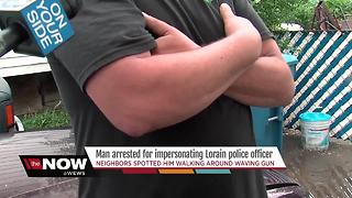 Lorain Police arrest fake cop with pellet g