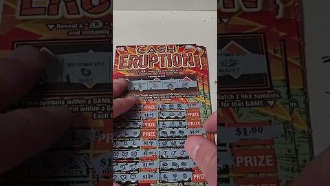 Winning Cash Eruption Lottery Tickets! #lottery