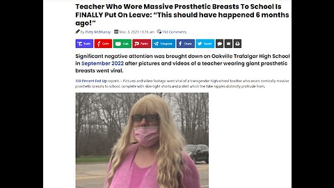 Teacher Who Wore Massive Fakers To School Finally Put On Leave🤨🤡