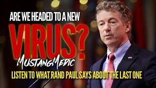 Is a new #virus coming to the #usa #randpaul talks about the last one.