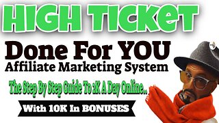 How To Create Multiple Income Streams With Automated High Ticket Affiliate Marketing Systems