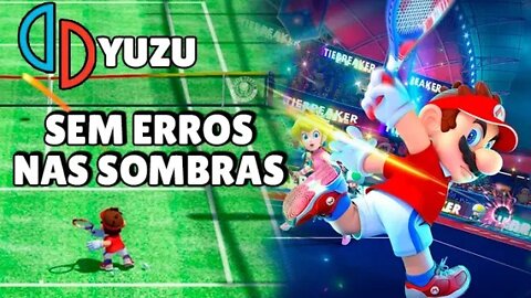 Mario Tennis Aces sem erros de sombras no YUZU