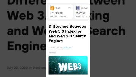 Difference Between Web 3.0 and Web 2.0 Search Engines #cryptomash #cryptonews #AnsirAli #viralvideo