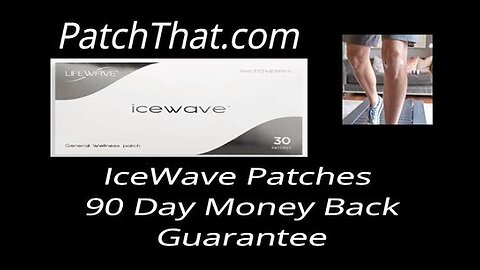 ICE WAVE PATCHES FOR PAIN. SEE HOW IT WORKS.