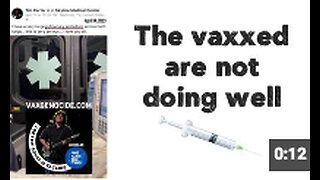 The vaxxed are not doing well. 😳