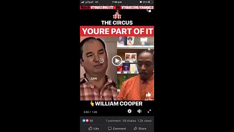 William Cooper: you are part of circus