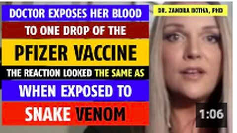 Doctor exposes blood to vaccine, reaction same as when exposed to snake venom