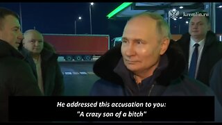 Putin on Biden's 'crazy S.O.B.' comment