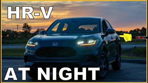 AT NIGHT: 2023 Honda HR-V EX-L - Interior & Exterior Lighting Overview