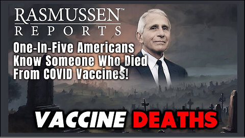 Rasmussen Reports: One-In-Five Americans Know Someone Who Died From COVID Vaccines!
