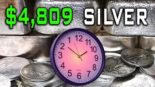 $4809 Silver! Why The Debt Clock Reversed