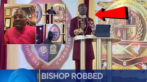 Ex Con NYC "Bishop" gets ROBBED of over $1 MILLION of jewelry during livestream of sermon!