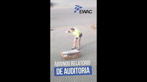 Abrindo o relatório de auditoria.