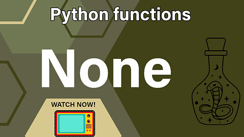 tutorial on None keyword in python 🐍| PYTHON programing language for beginners 2023