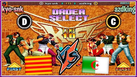 The King of Fighters '96 (kyo-snk Vs. azdking) [Catalonia Vs. Algeria]