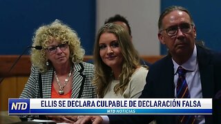 Ellis se declara culpable de declaración falsa | NTD NOTICIAS