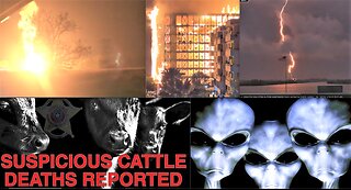 LIGHTNING STRIKES GAS PIPELINE & SPACE X ROCKET*DEEP 6.6 & 6.0 QUAKES*CATTLE MUTILATIONS & GREYS*